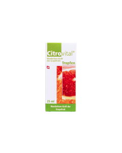 CITROVITAL® Greipfrutų sėklų ekstraktas, lašai, 25 ML