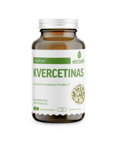 ECOSH Kvercetinas FlaviPure® su vitamino C kompleksu, N90 