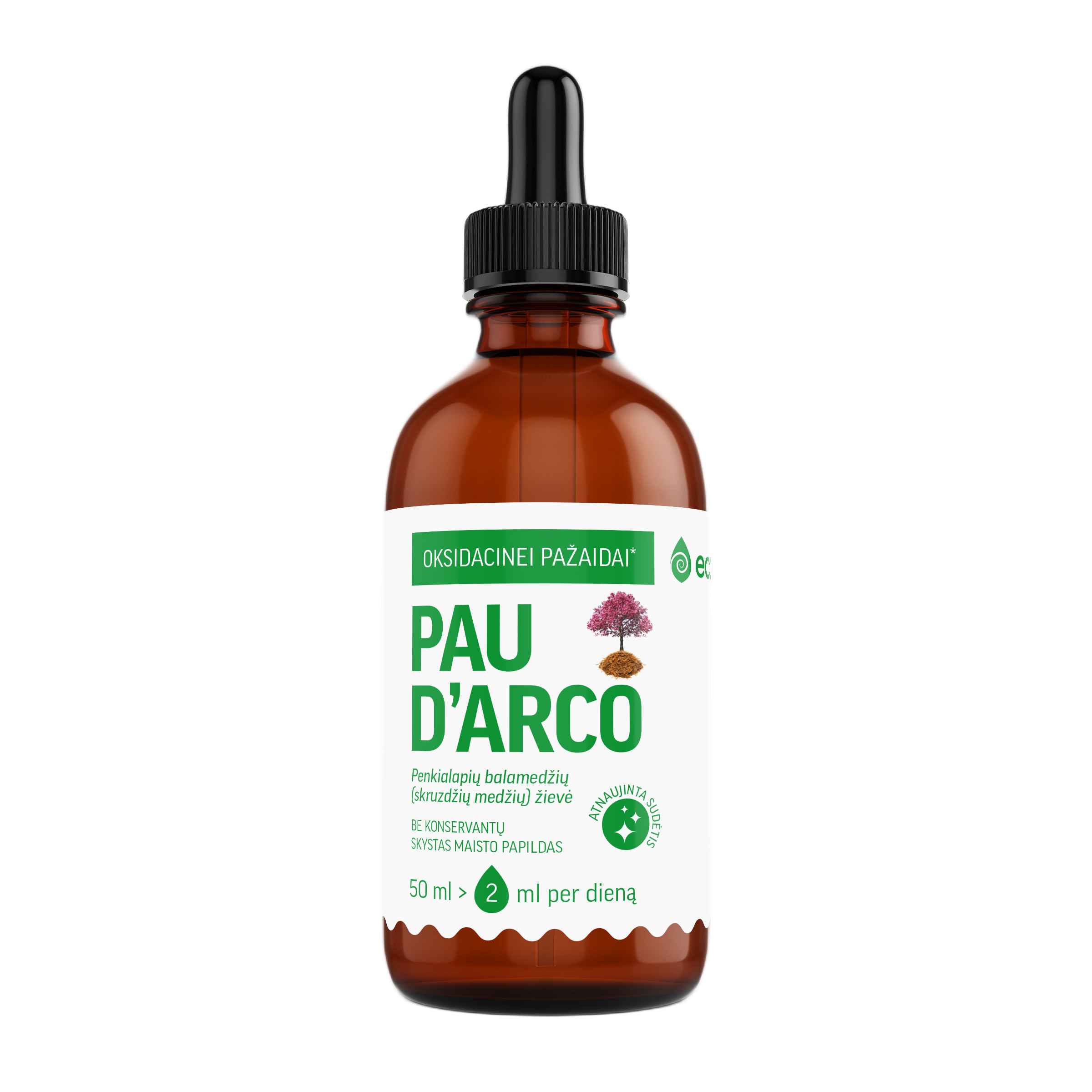 ECOSH PAU D'ARCO, ekstraktas, 50 ml