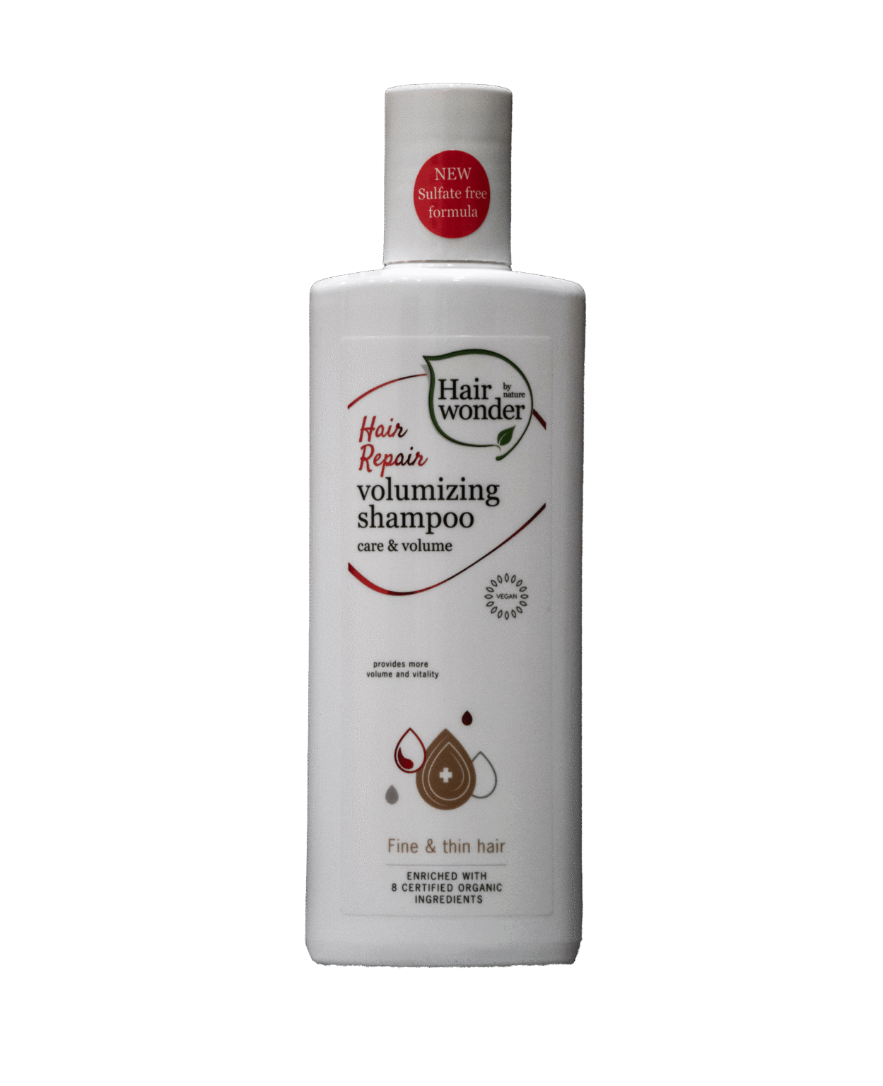 Šampūnas plaukų apimčiai Hairwonder Volumizer, 300 ml