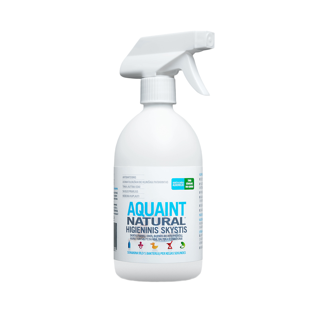 AQUAINT® BABY NATURAL, antibakterinis, higieninis skystis, 500 ml