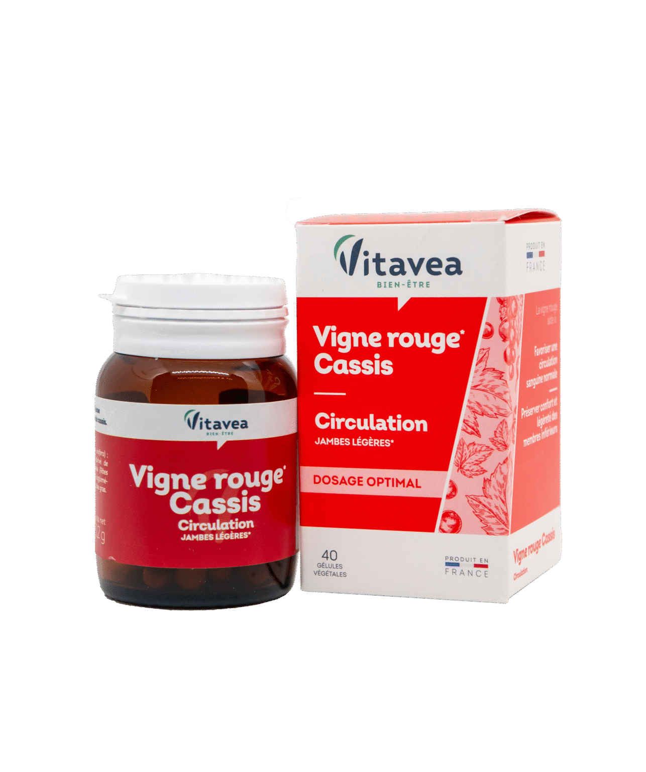 Vitavea. Raudonojo vynmedžio 1600 mg ir juodųjų serbentų ekstraktai, N40