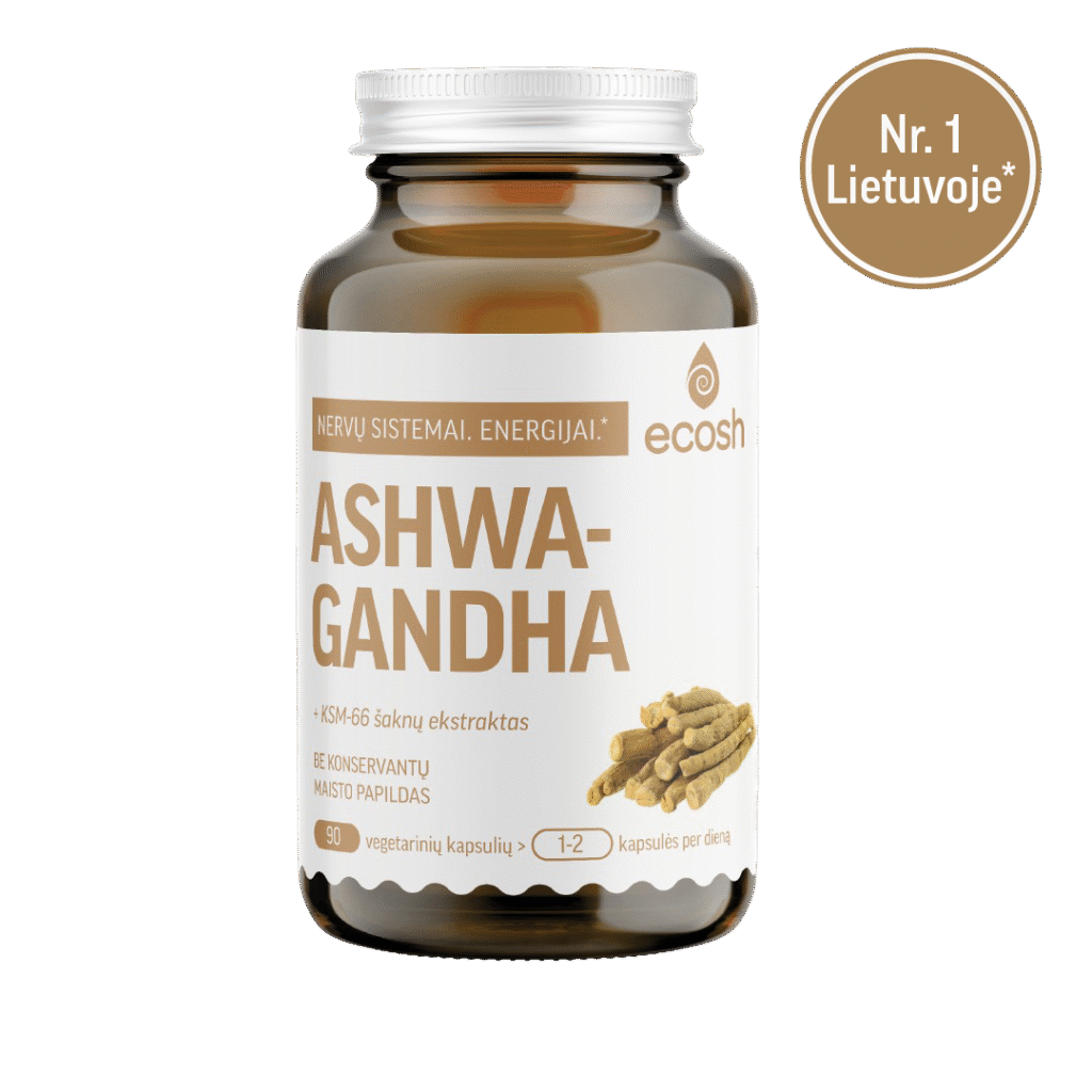 ECOSH AŠVAGANDA (Ashwagandha), kapsulės N90