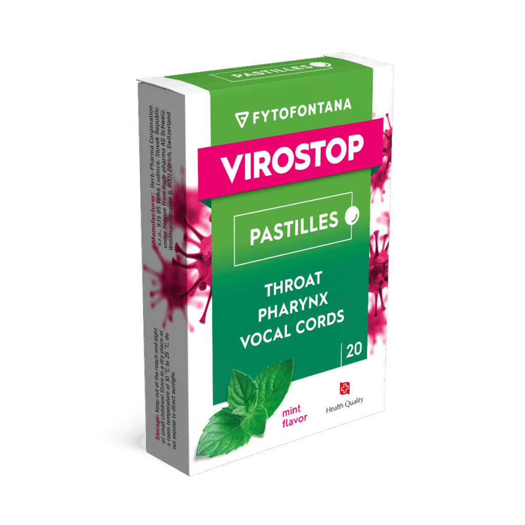 FYTOFONTANA VIROSTOP, Mėtų skonio pastilės, N20 - Image 2