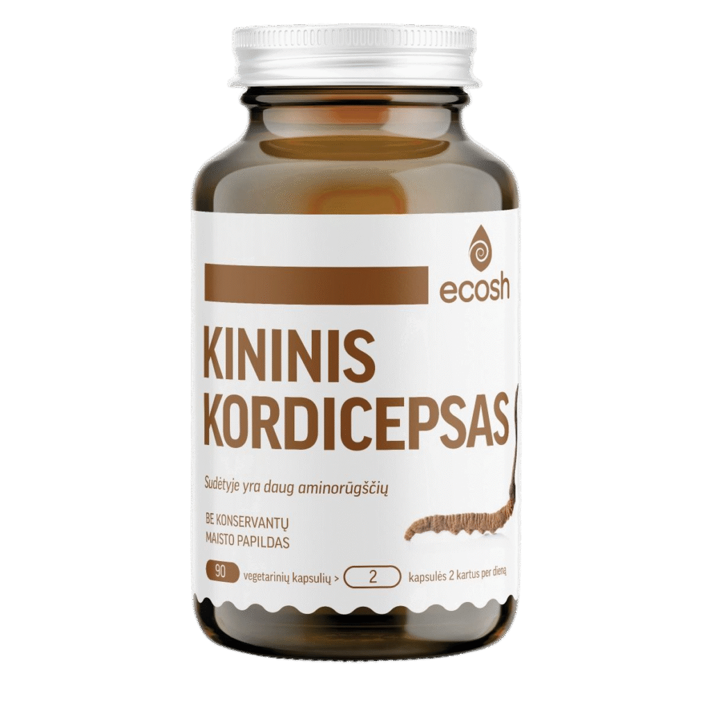 ECOSH KININIS KORDICEPSAS, kapsulės N90