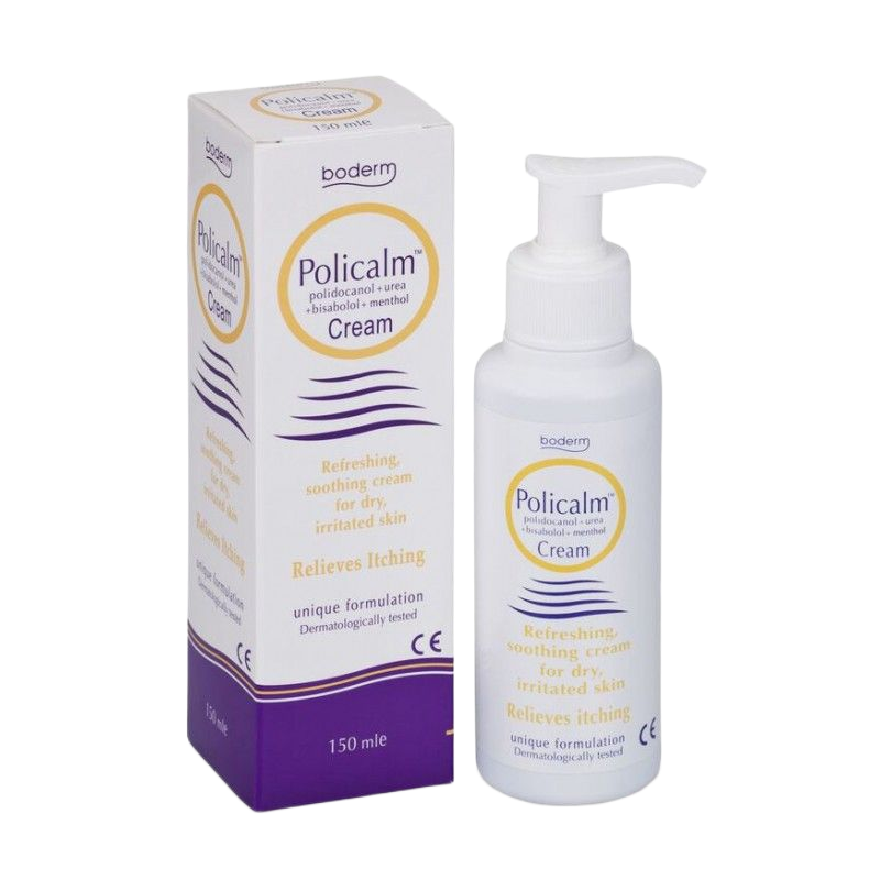Kremas POLICALM sausai ir sudirgusiai odai, 150 ml