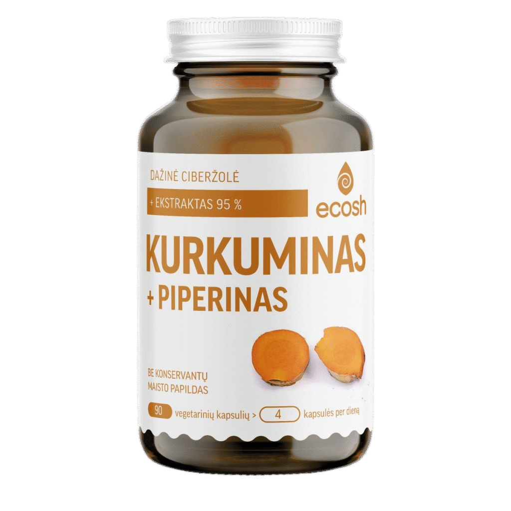 ECOSH KURKUMINAS (CURCUMIN), KAPSULĖS N90