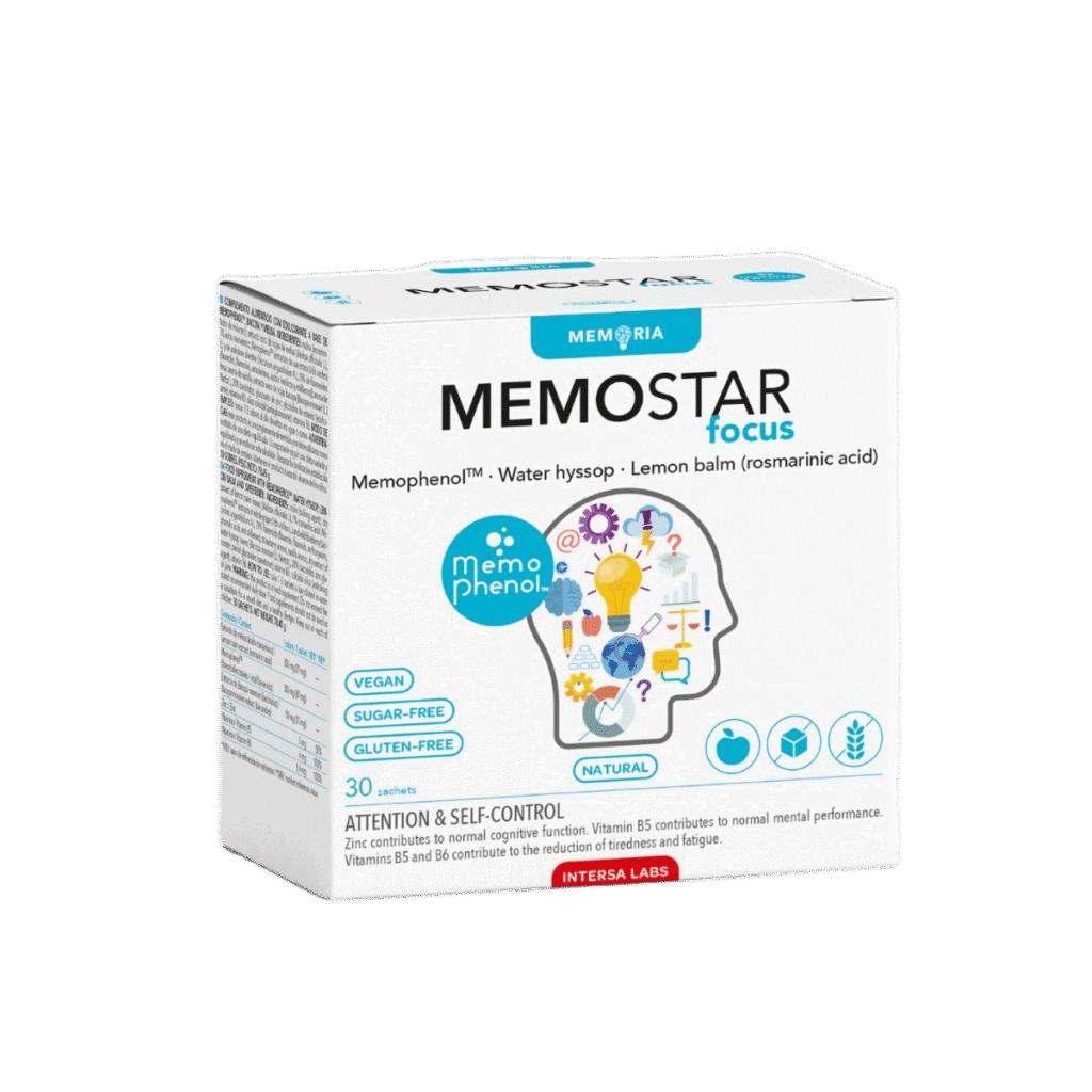 MEMOSTAR® FOCUS N30, papildai protinei veiklai ir atminčiai
