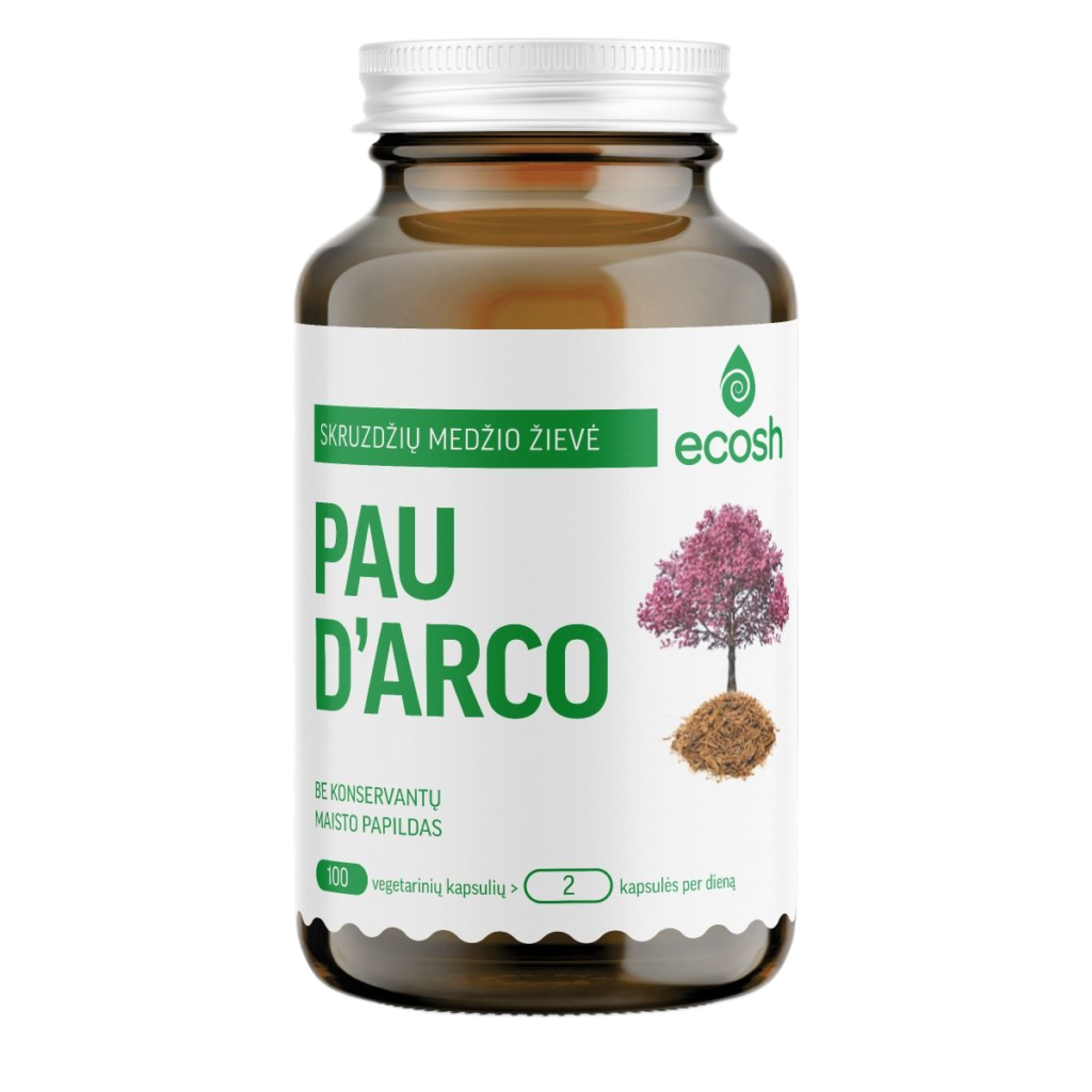 ECOSH PAU D'ARCO, kapsulės N100