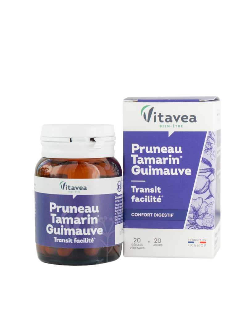 Vitavea Slyvos, tamarindo ir svilarožės ekstraktai lengvam žarnyno judėjimui