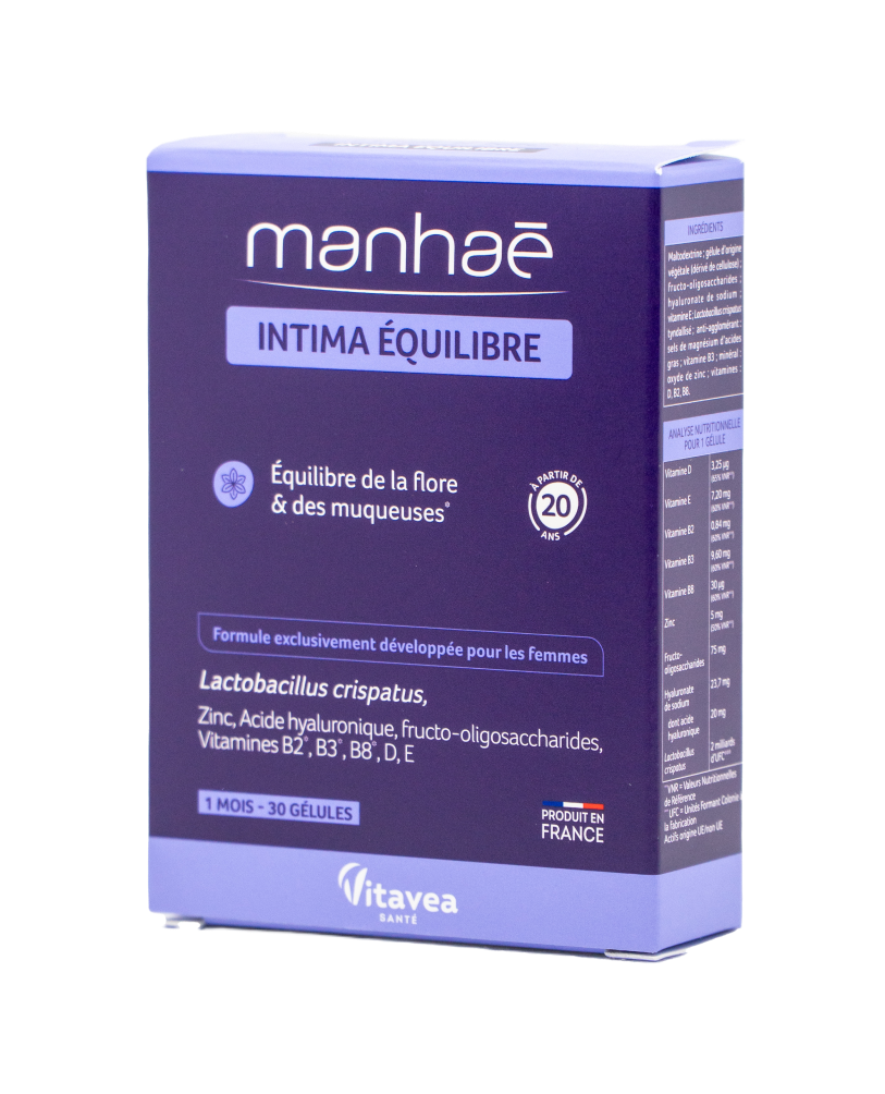 VITAVEA Manhaé Intima Equilibre makšties mikrofloros ir gleivinės balansui
