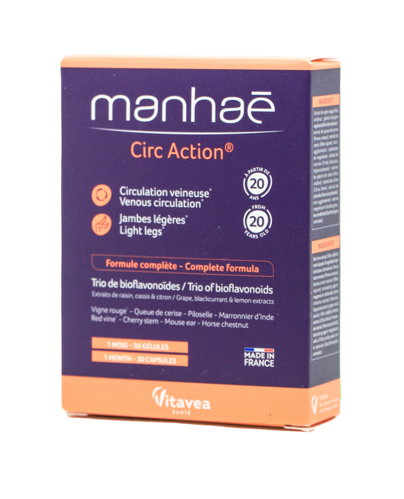 VITAVEA Manhaé Circ Action veninei kraujotakai ir lengvoms kojoms