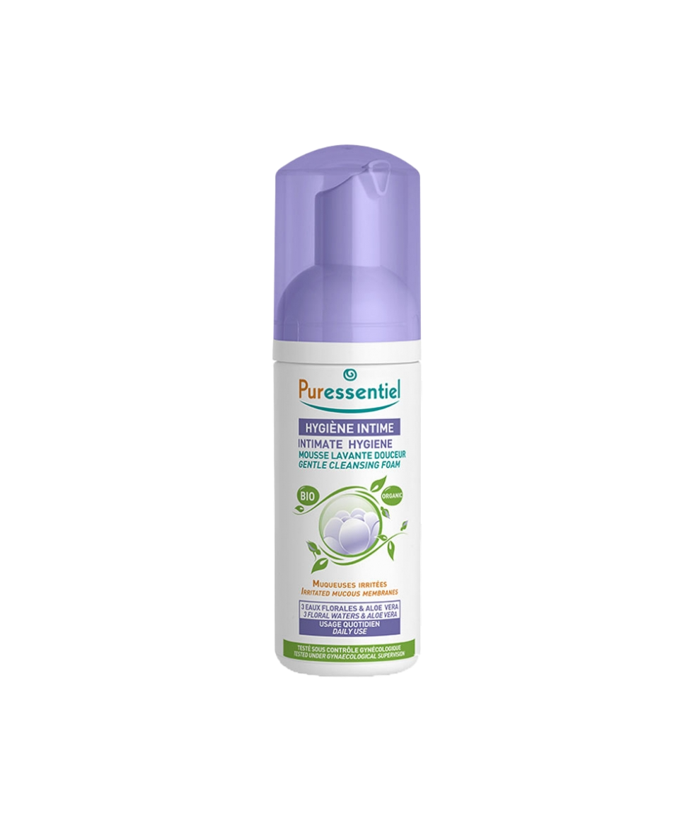 Puressentiel Švelnios intymios higienos valomosios putos, 150 ml
