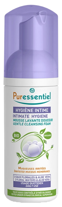 Puressentiel Švelnios intymios higienos valomosios putos, 150 ml