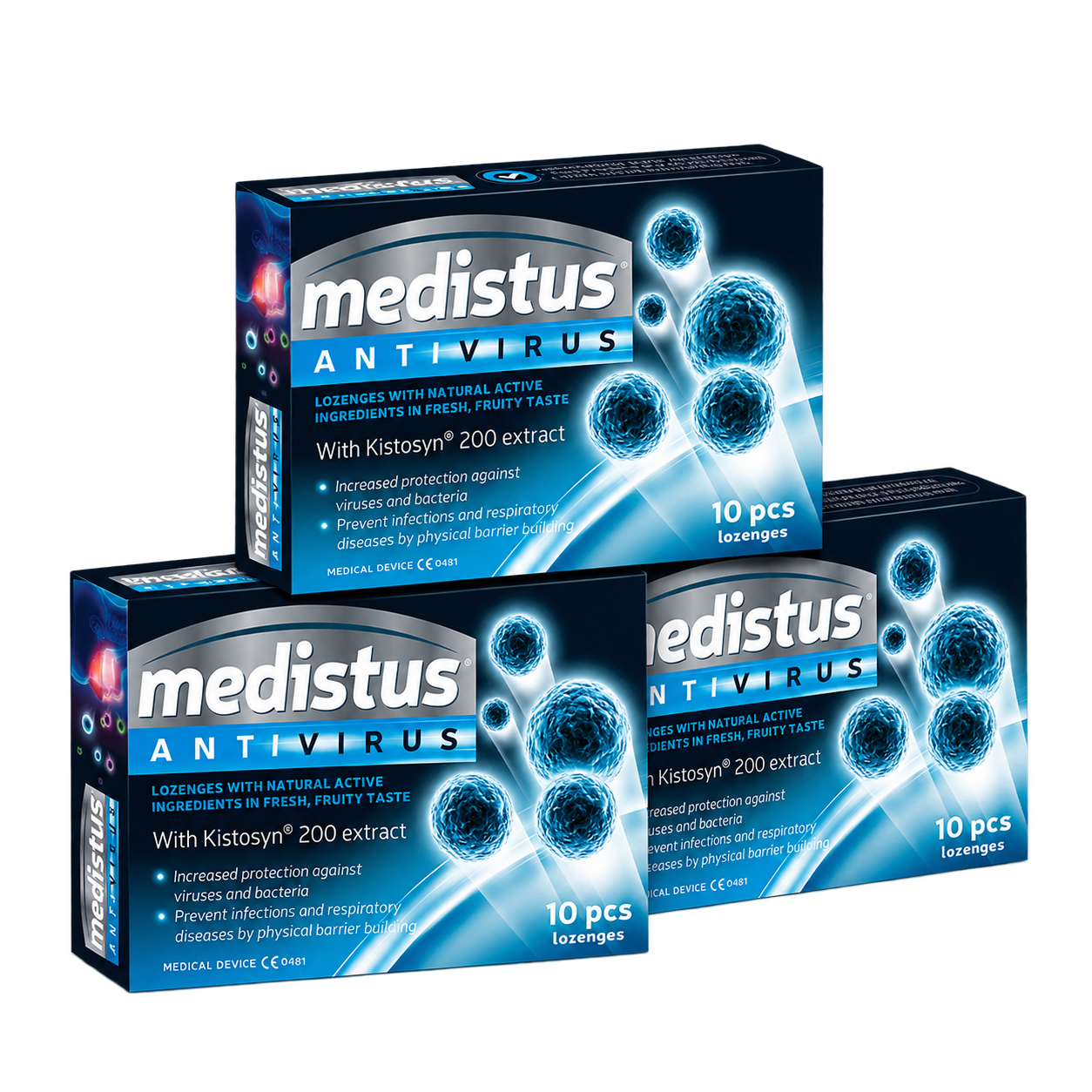 Medistus Antivirus pastilės, N10 x 3pak.