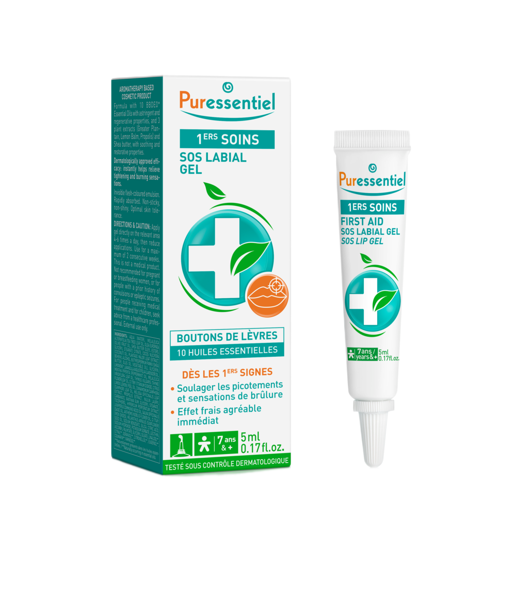 Puressentiel FIRST AID SOS gelis lūpų priežiūrai, 5 ml