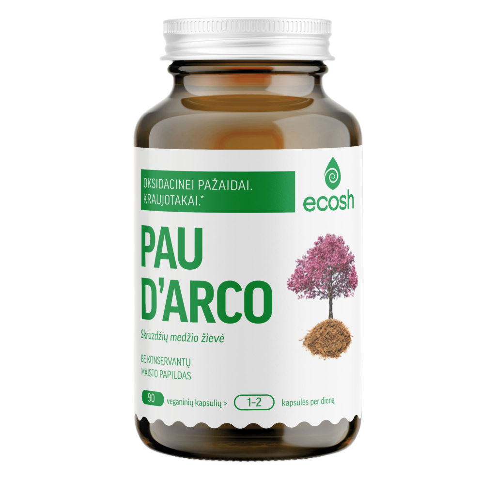 ECOSH PAU D'ARCO, kapsulės N90